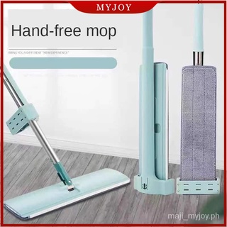 Smart 360 Rotation Flat Mop Floor Cleaning Microfiber Squeeze Mop Floor Clean Automatic Dehydration #2