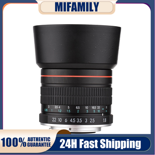 【IN STOCK】Andoer 85mm F1.8 Large Aperture Medium Telephoto Full Frame Portrait Camera Lens Manual Focus 7 Groups 10 Elements EF Mount for Scenery Architecture Product Sport Photogr