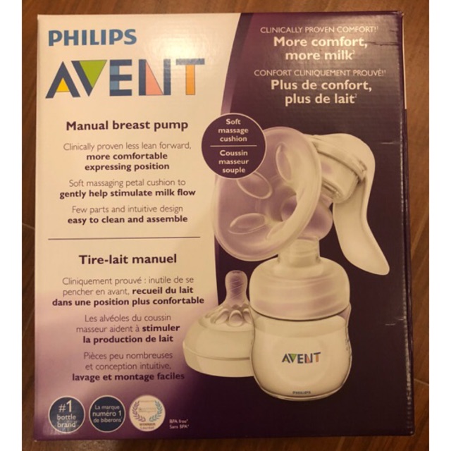 avent manual breast pump