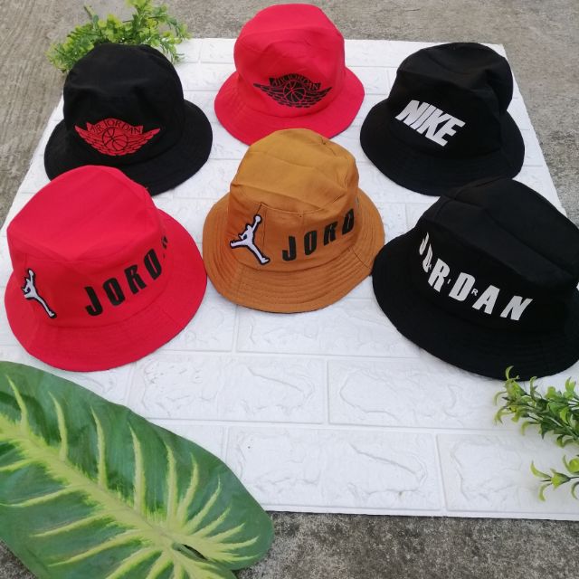 red jordan bucket hat