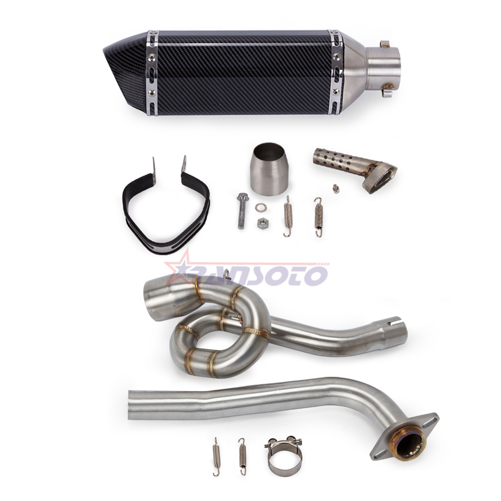Motorcycle Full Exhaust System Front Pipe For YAMAHA NVX155 NVX 125 AEROX 16-18 