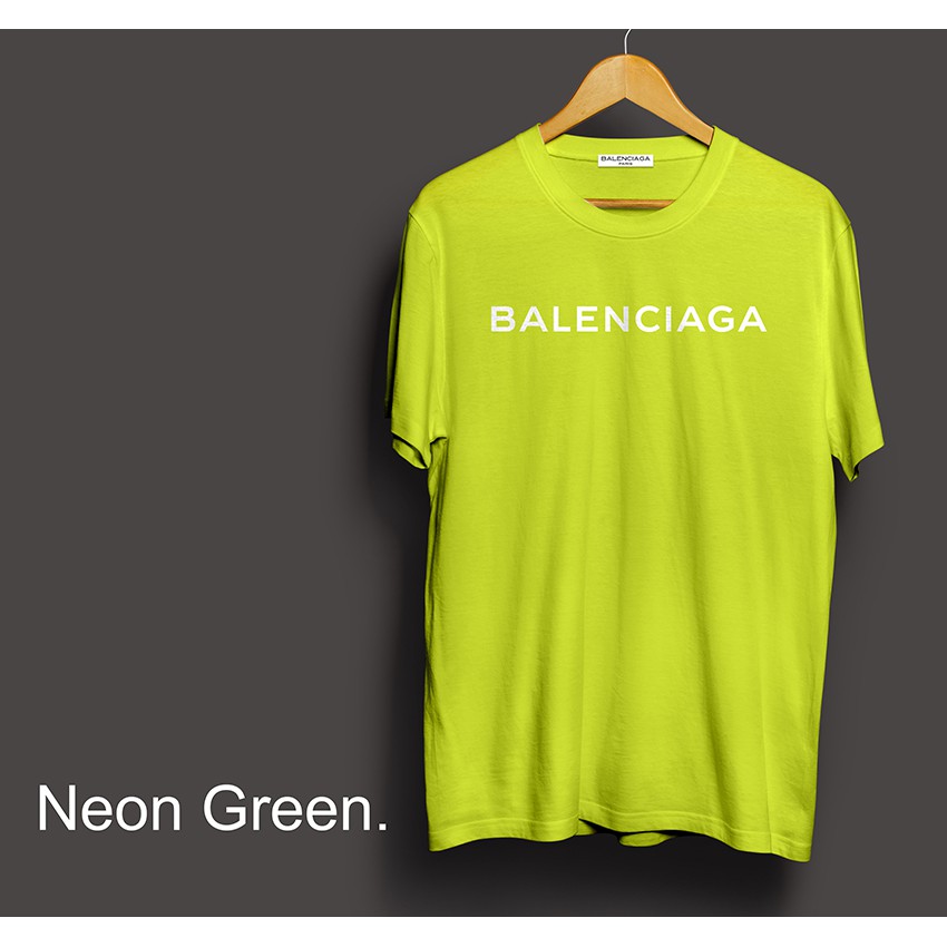 balenciaga neon tee