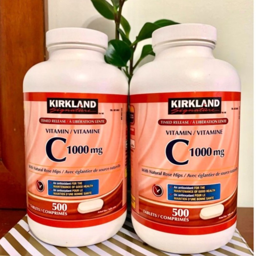 Clearance Sale Kirkland Signature Vitamin C 1000 Mg 500 Tablets Shopee Philippines