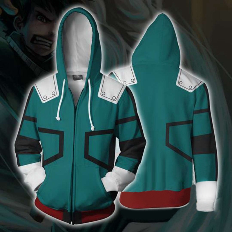 anime zipper hoodie