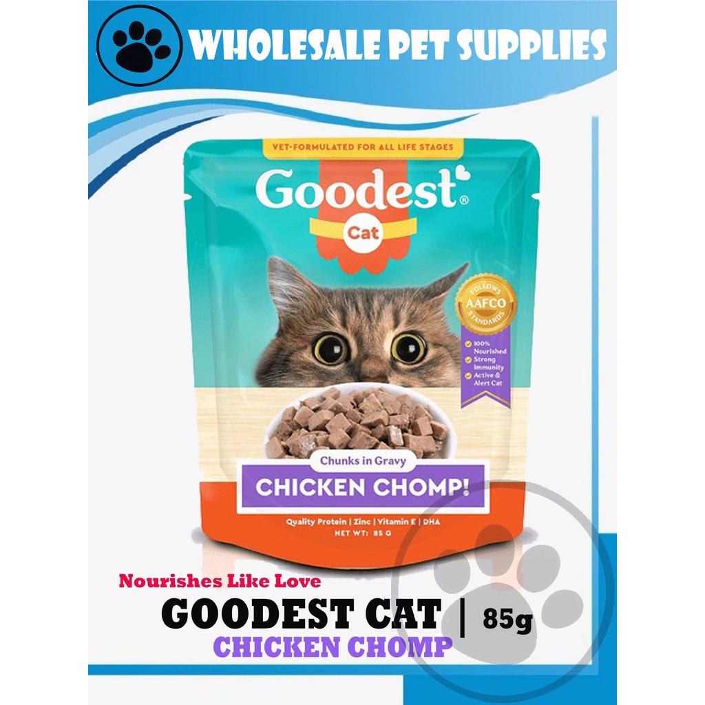 GOODEST CAT Wet Food in Pouch (CHICKEN CHOMP) 85g Shopee Philippines