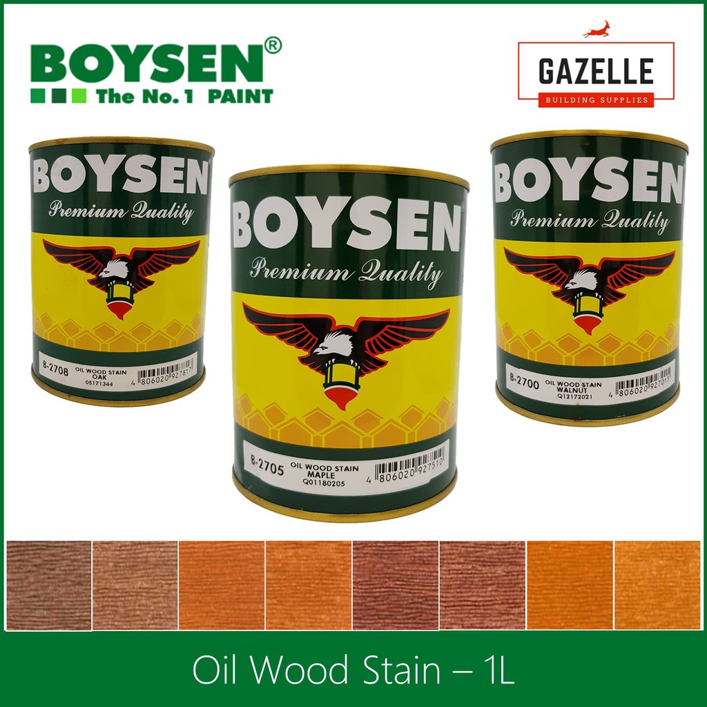 Original Boysen Oil Wood Stain - 1L | Shopee Philippines