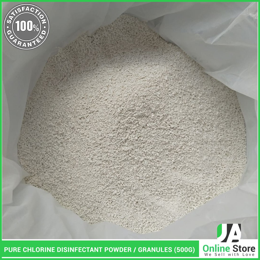 500G 100 Pure Chlorine Disinfectant Powder / Granules by J&A Online