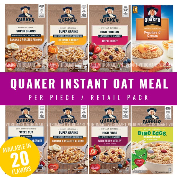 Quaker Instant Oatmeal | ON HAND | Shopee Philippines