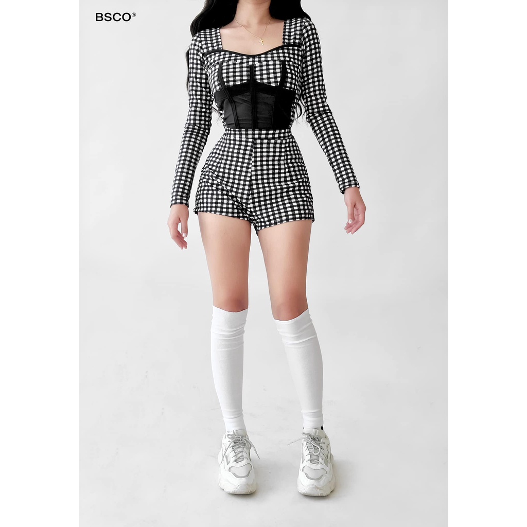 BSCO Kim Jennie Stage Outfit Inspired Romper | Shopee Philippines