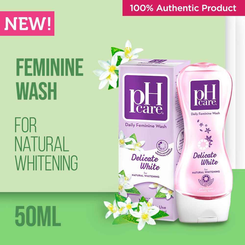 pH Care Daily Feminine Wash Delicate White 50mL Shopee Philippines