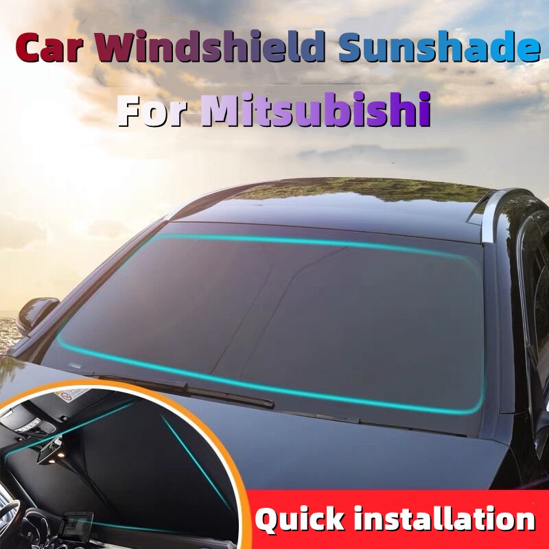 Car Windshield Sunshade Car Interior Shading Plate for Mitsubishi ...