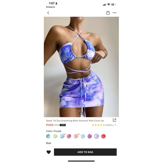SHEIN ORIGINAL BIKINI Shopee Philippines