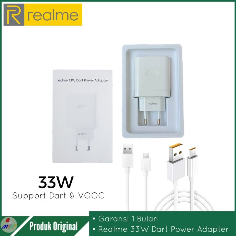 Realme Charger Adapter 33W Dart Power Adapter Original Travel Adapter ...