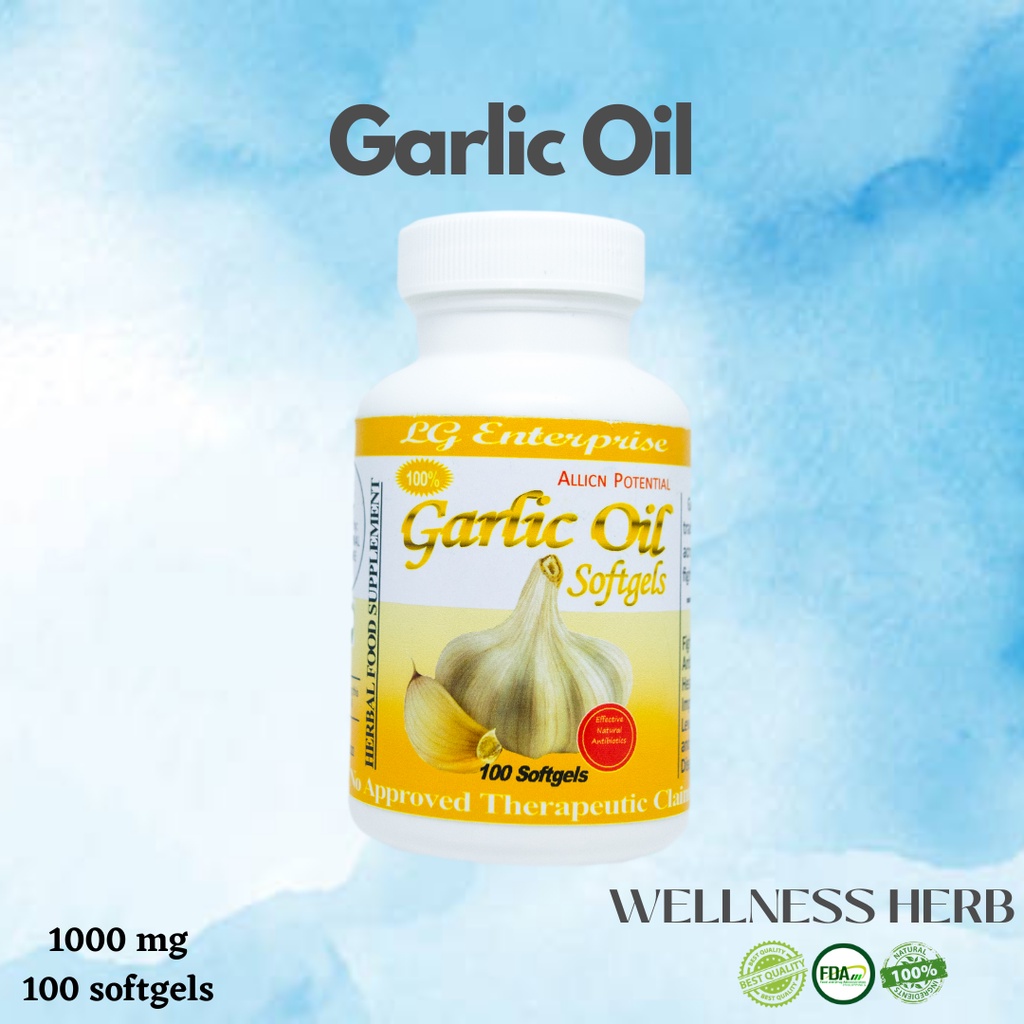Garlic Oil Treats hypertensionTreats wounds and toothacheTreats