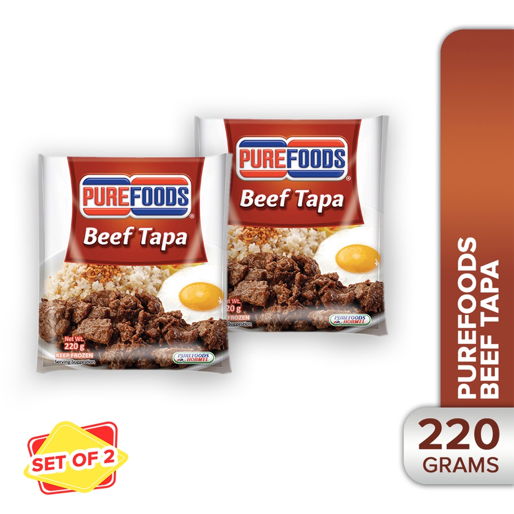Purefoods Beef Tapa 220g Set of 2 Shopee Philippines