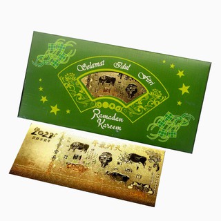 CNY Cow Zodiac Cartoon angpao Red Packet Chinese New Year ampau angpau