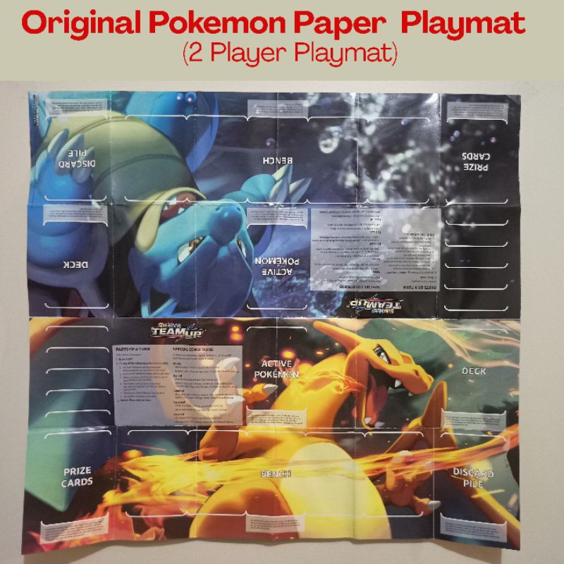 Original Pokemon ETB Card Dividers, Paper Playmat and Posters Shopee