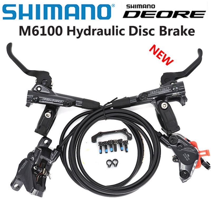 SHIMANO DEORE M6100 2 piston M6120 4 piston Brake MTB Mountain Bikes