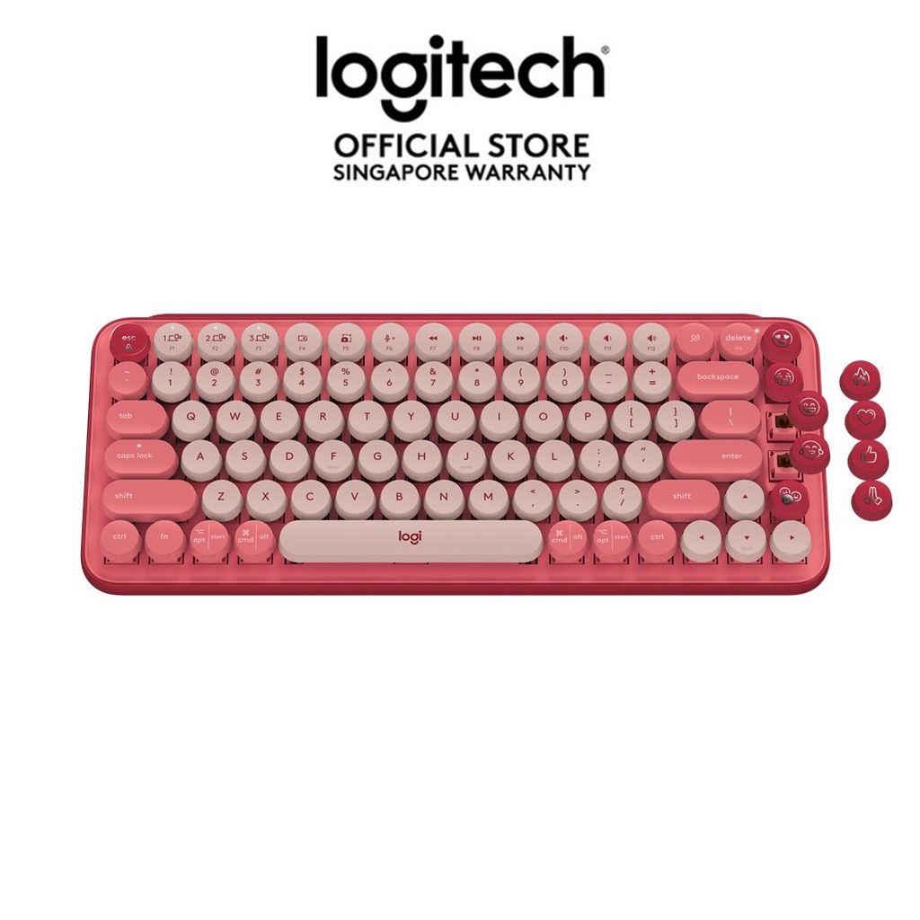 Logitech POP Keys Wireless Mechanical Emoji Keyboard - EBL presyo lang ...