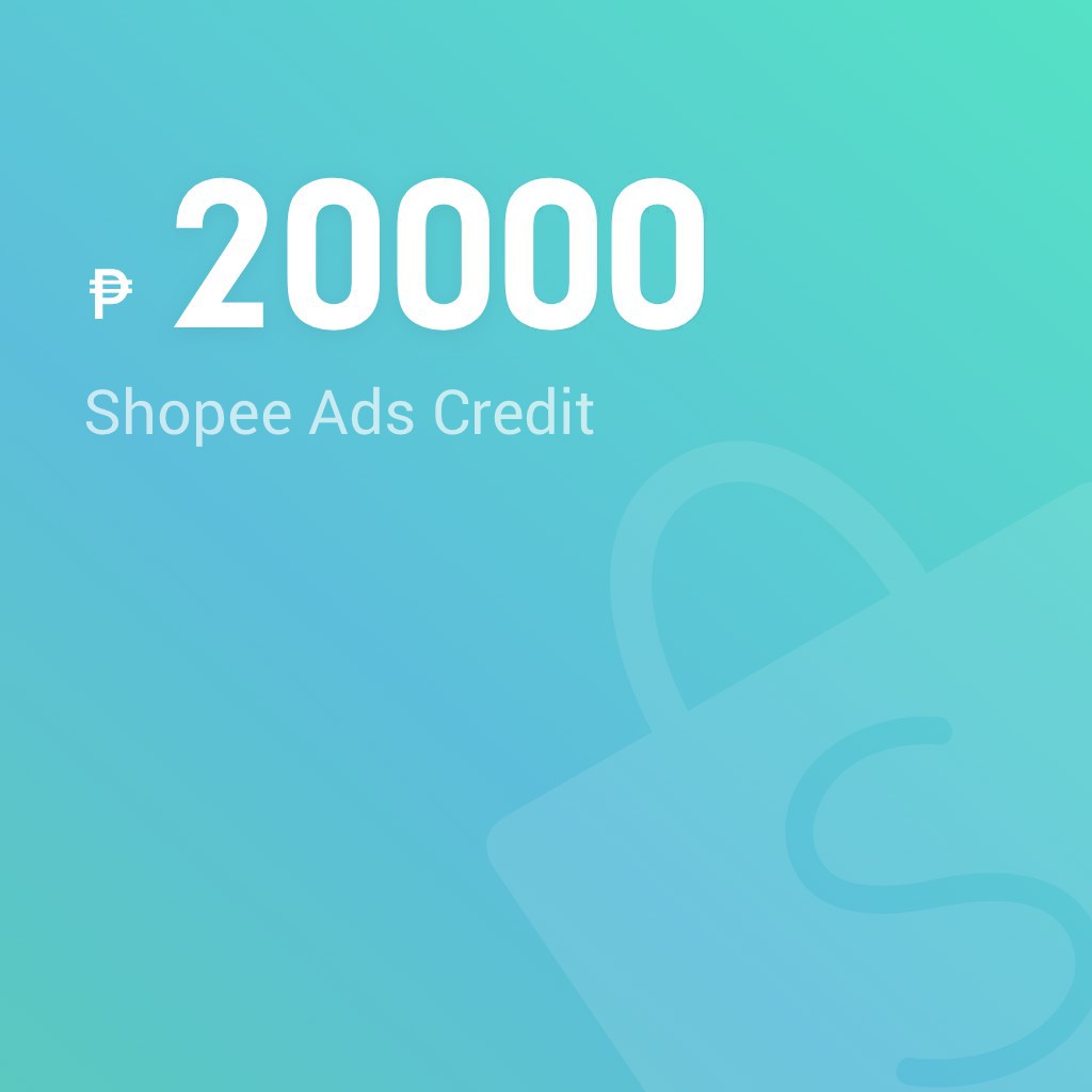 ₱20000 Shopee Paid Ads Credits Shopee Philippines