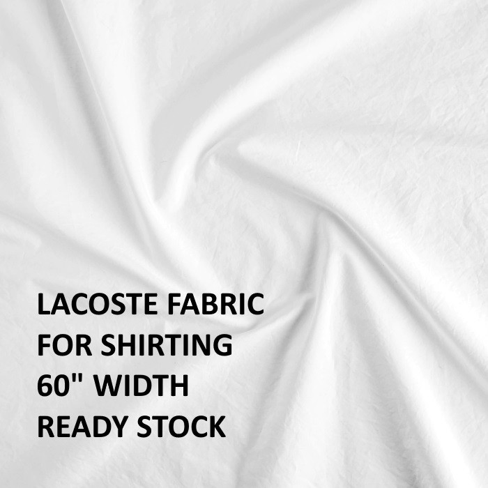 lacoste fabric price