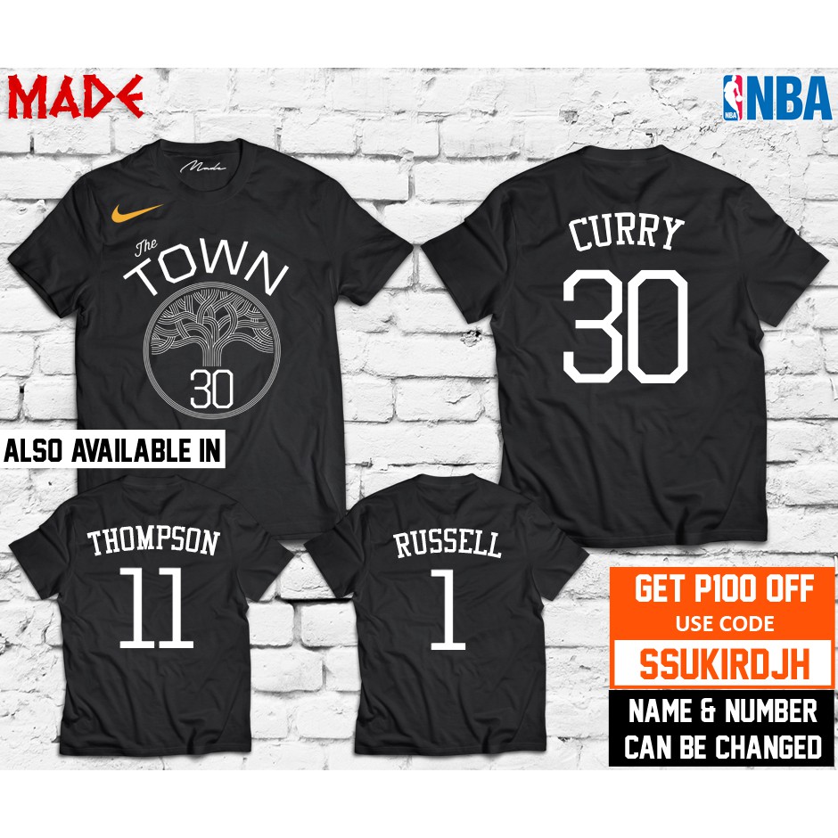 klay thompson the town jersey