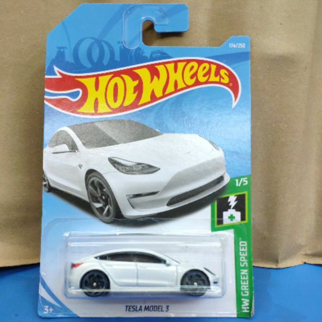 hot wheels model 3 tesla