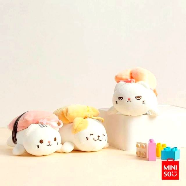 cat sushi plush