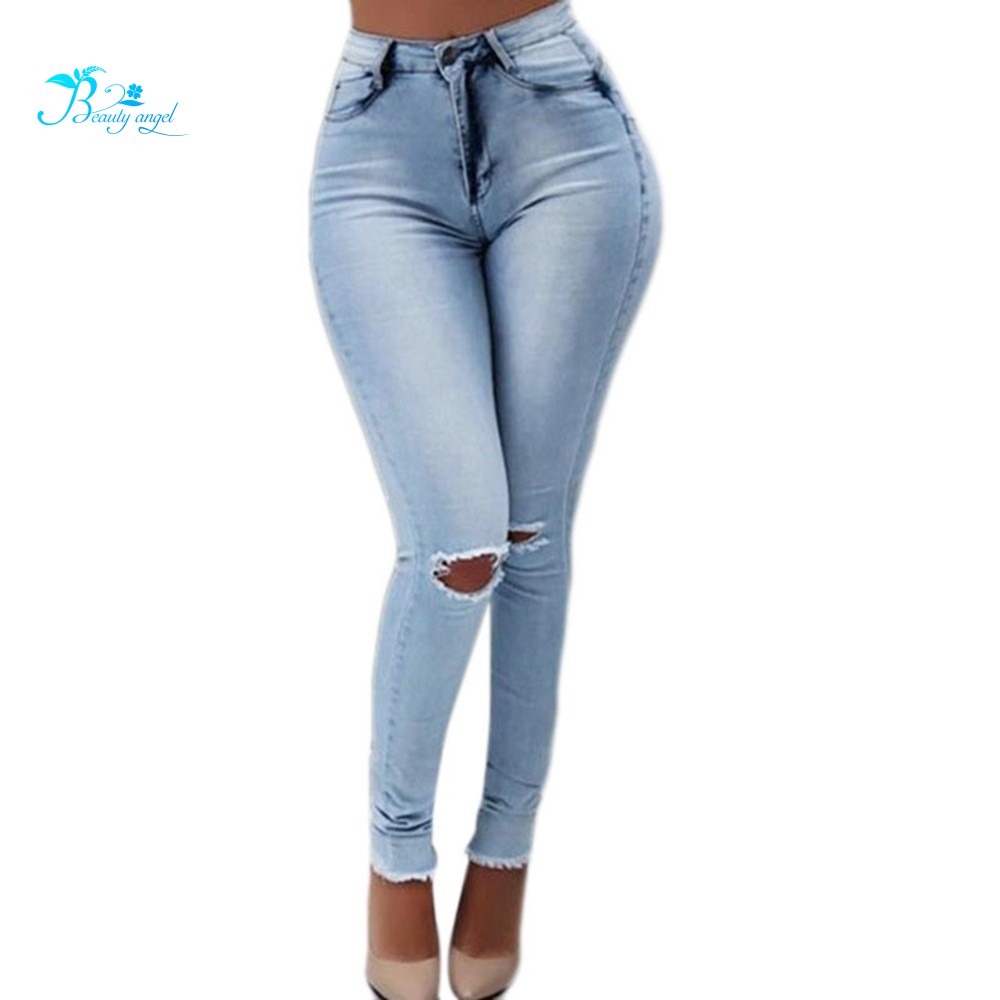 skinny elastic jeans