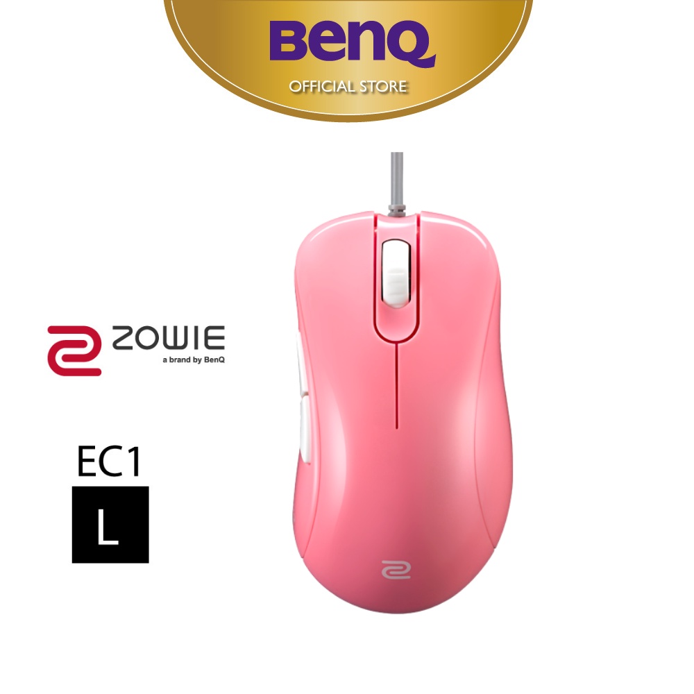 BenQ ZOWIE EC1-B Divina Pink Esports Gaming Mouse (Large) | Shopee ...