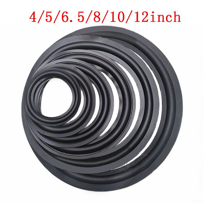 win♥ 4/5/6.5/8/10/12" Elastic Rubber Ring Speaker Surround Repair Foam