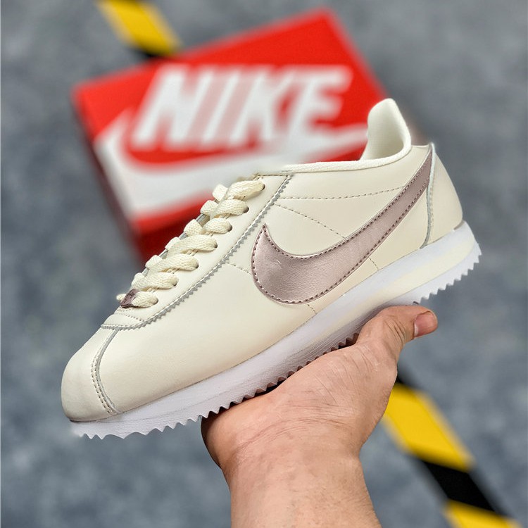 nike cortez cream