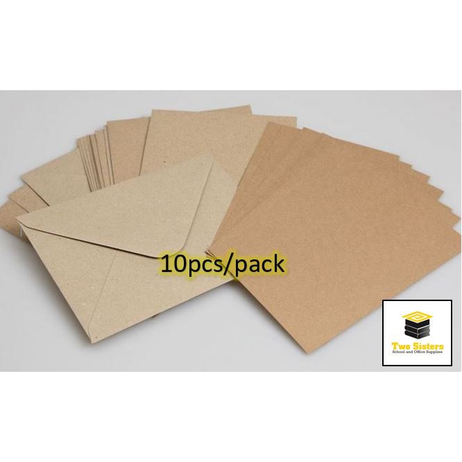 Brown Envelope Long and Short 10 Pcs/Pack Cheap Price!!! Shopee