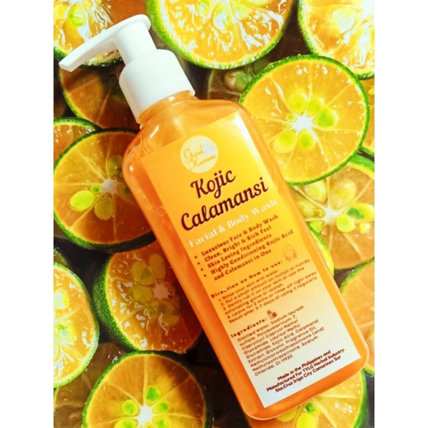 KOJIC KALAMANSI Facial and body wash Luxurious and skin loving