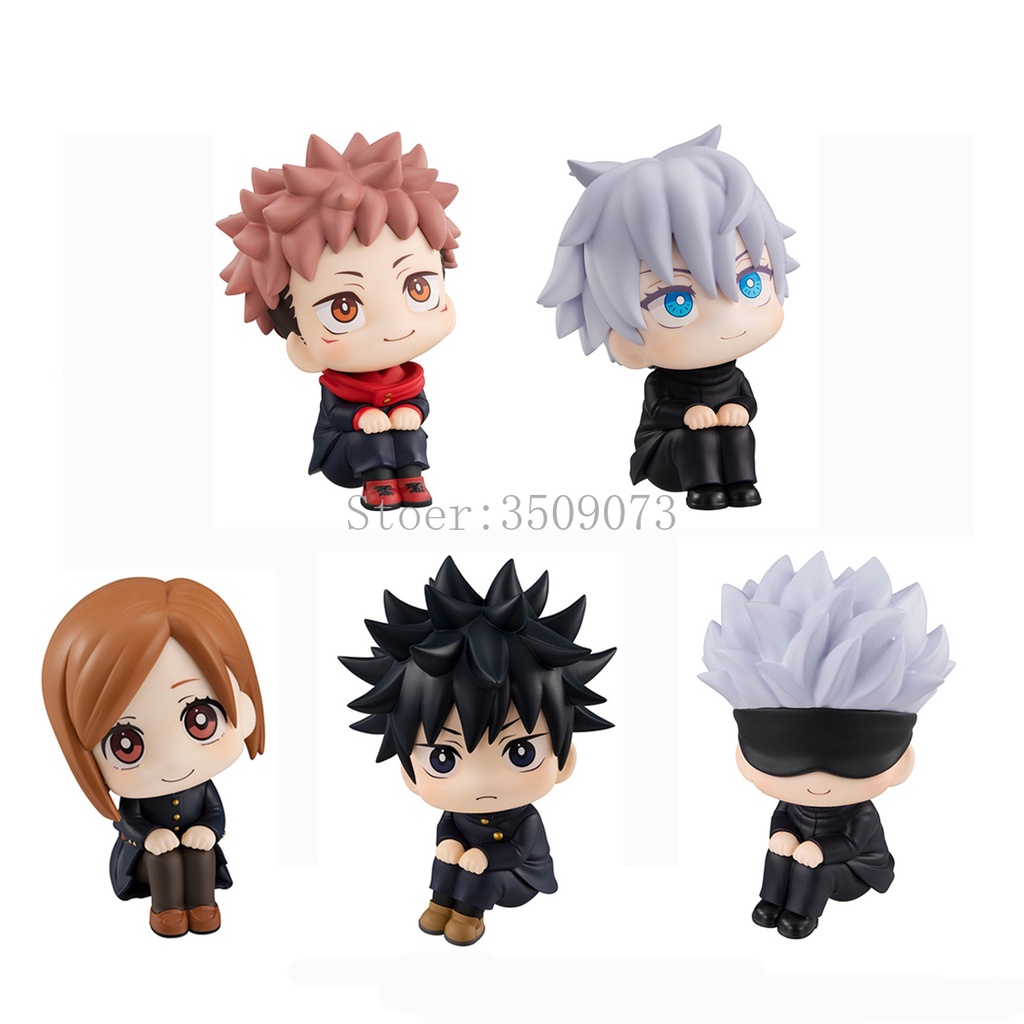 9cm Anime Jujutsu Kaisen Figure Itadori Yuji Gojo Satoru Look Up Action