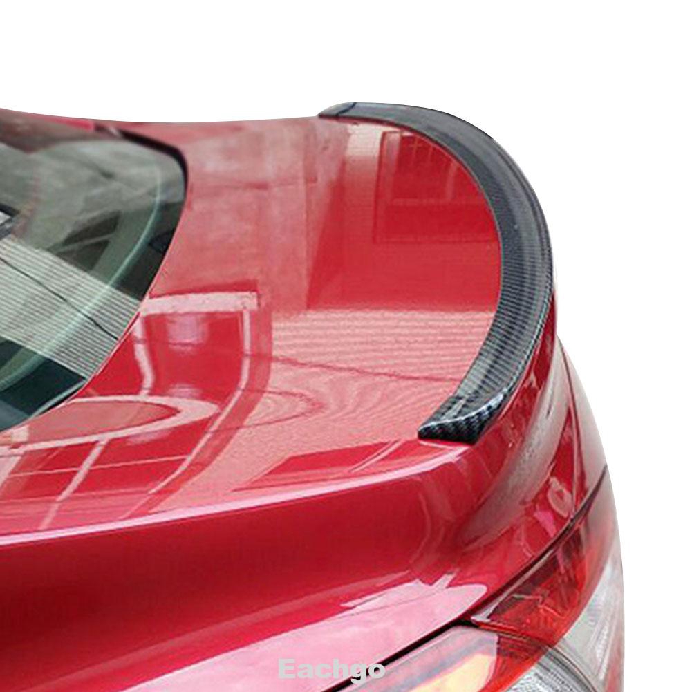 Spoiler Carbon Fiber Rubber Strip Bumper Car Rear Decorate Shopee