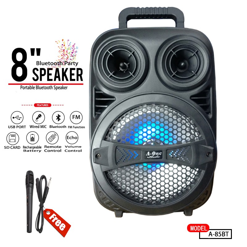 bluetooth party speaker with lights