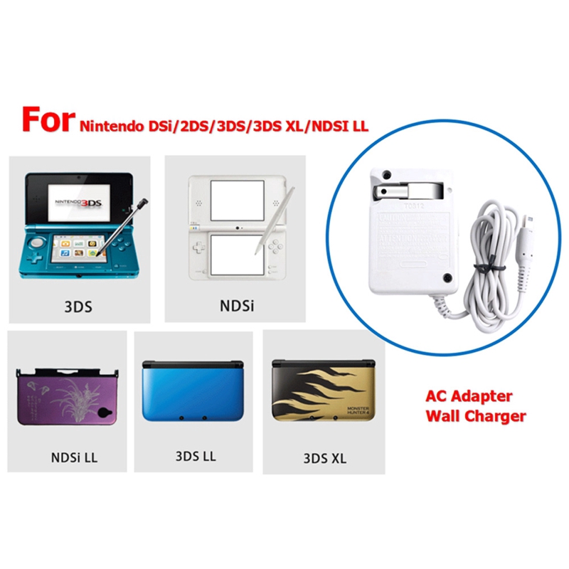 Ac Adapter Wall Charger Cable For Nintendo Ds 3ds Xl Dsi Xl 2ds Xl 3ds Ii Ndsl Shopee Philippines