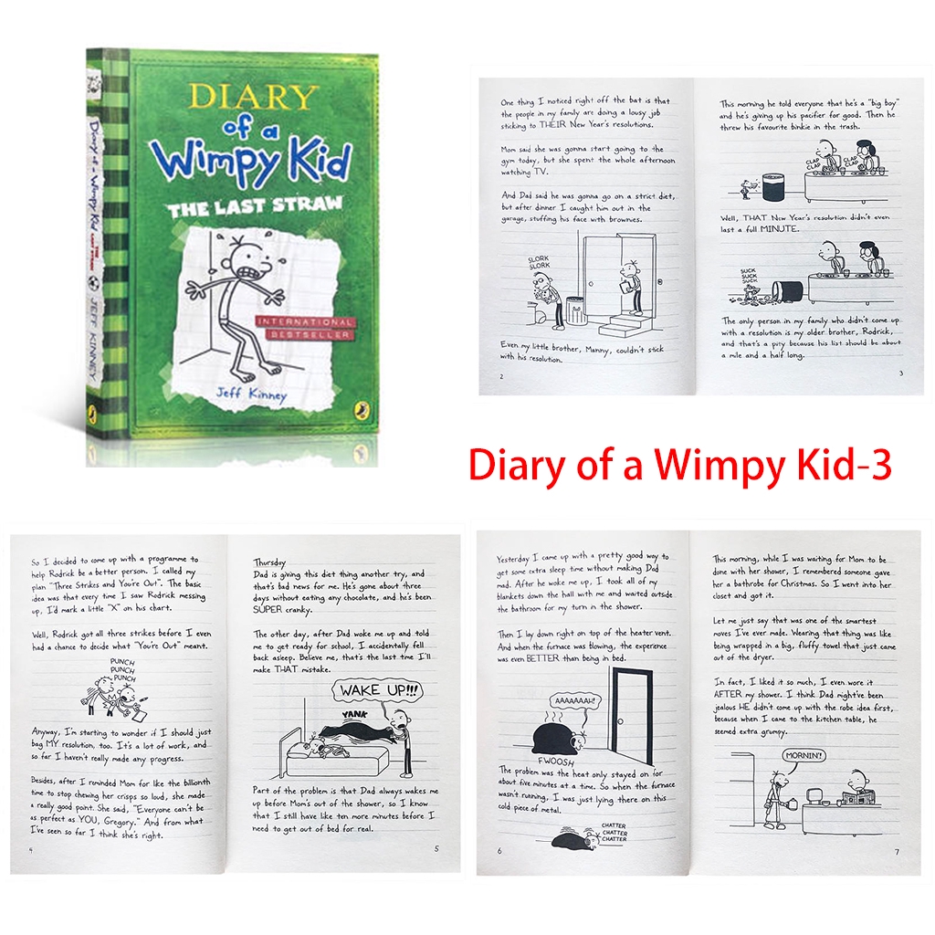 Original English Books Diary Of A Wimpy Kid 1 13 Series Of Books