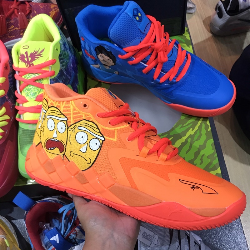 LAMELO RICK AND MORTY BLUE ORANGE | Shopee Philippines