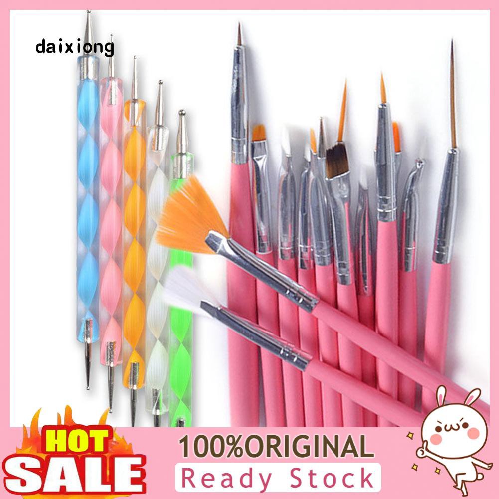 wangxu_20 Pcs/Set Pro DIY Nail Art Design Painting Drawing ...