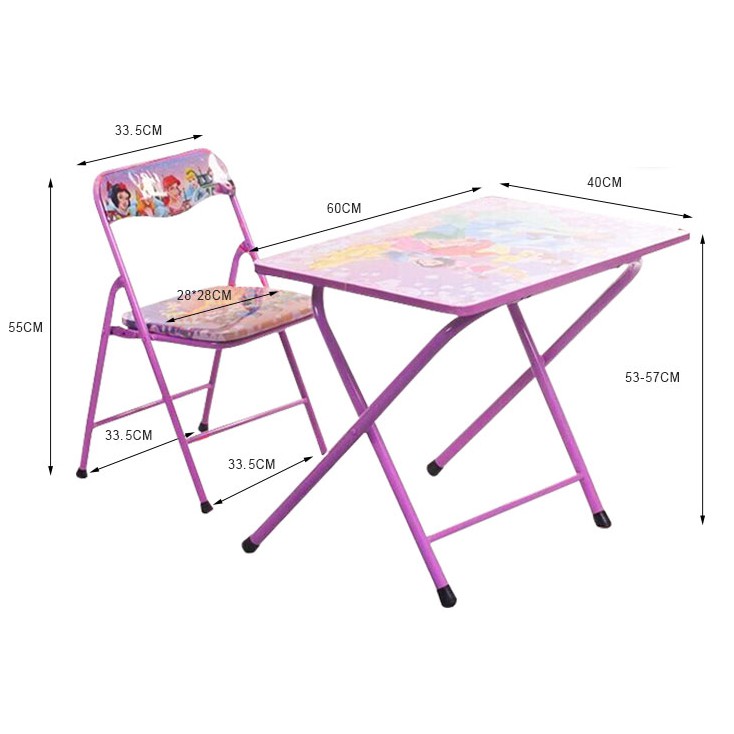 children's fold up table and chairs