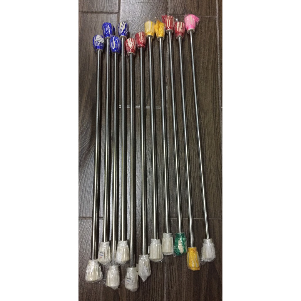 Colored baton for majorette (rubber tip) 27 inches in length Shopee