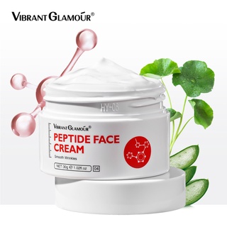 VIBRANT GLAMOUR Anti-Aging Face Cream Collagen Moisturizer Peptide Wrinkle Facial Cream Reduce Wrinkles, Lifting Neck Firming Moisturizing Whitening Nourishing Brighten Skin Care 30g