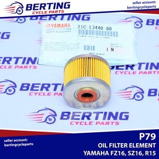 OIL FILTER ELEMENT Yamaha FZ SZ YTX Genuine 21C-E3440-00 | Shopee ...