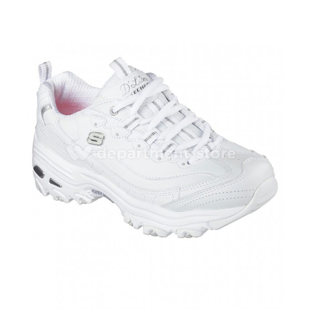 skechers shoes silver