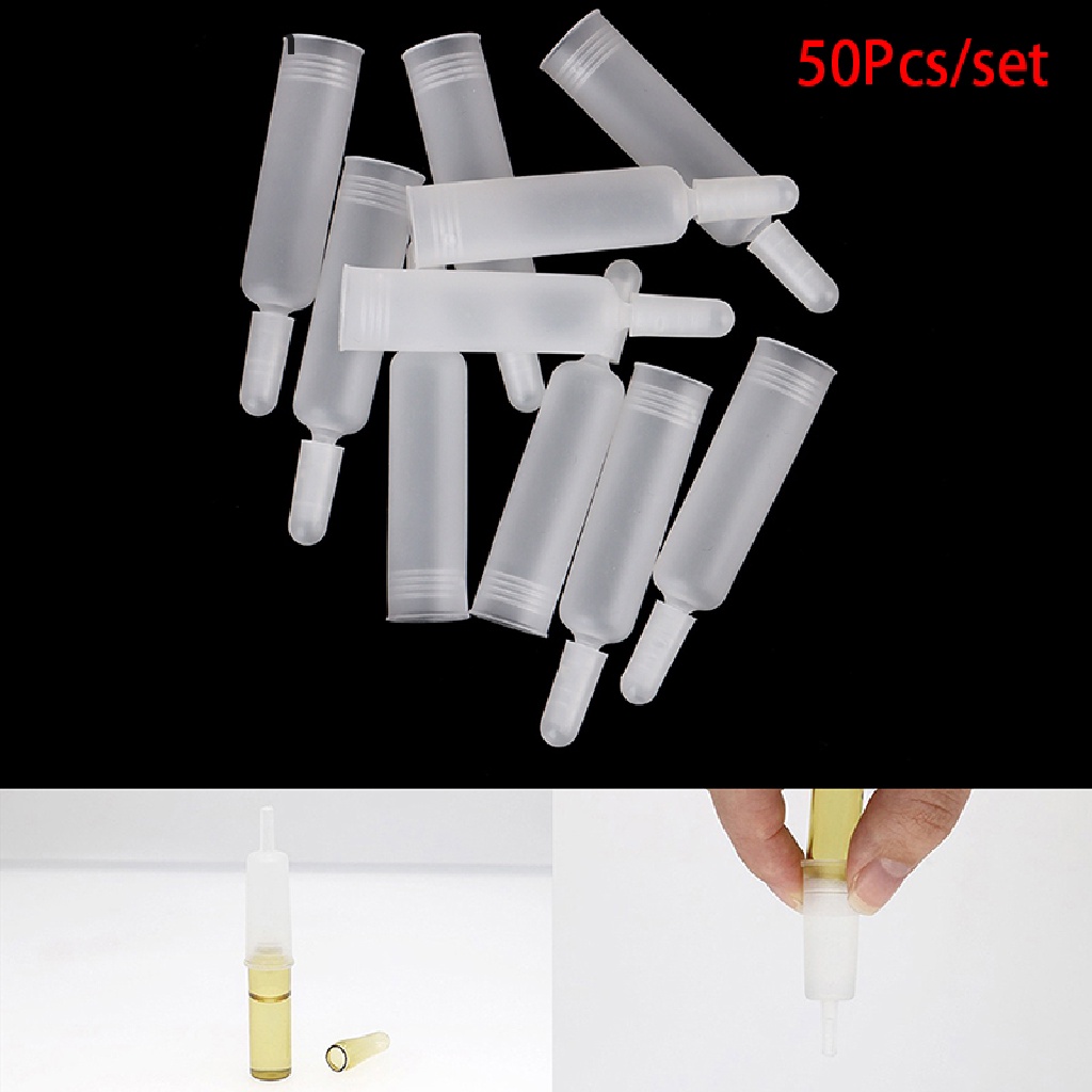 BlingFlash 50Pcs 2ml Emery Glass Bottle Silicone Dropper Vial Opener ...