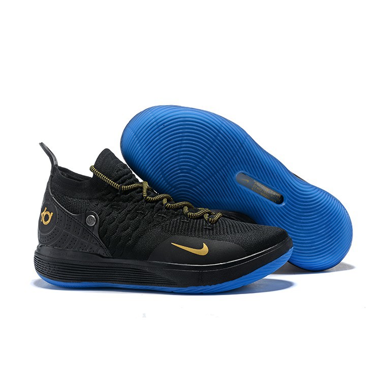 Nike KD 11 Black/Gold-Blue Sole (OEM 
