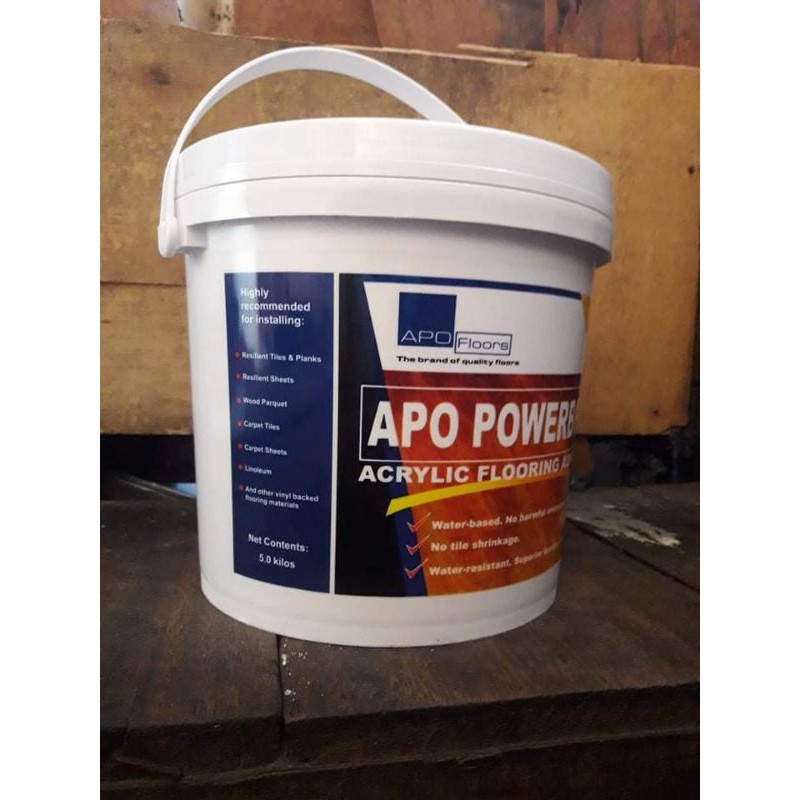 Apo powerbond(adhesive for vinyl)1gallons Shopee Philippines