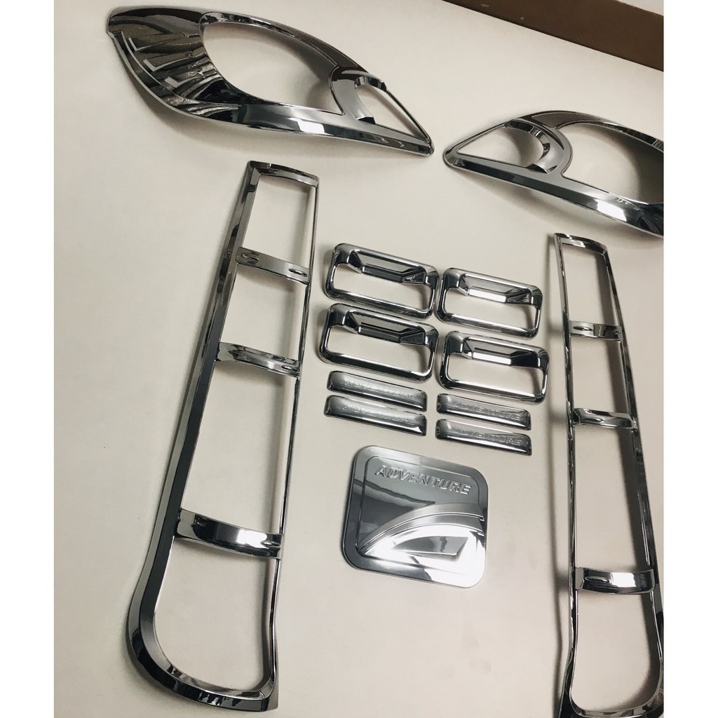 Mitsubishi Adventure 2017 2018 2019 All Year Model Garnish Chrome Cover Set) Shopee
